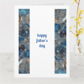 バブルブルー – 父の日2カード カード (黄色い花)