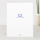 バブルブルー – 父の日2カード カード (裏面)