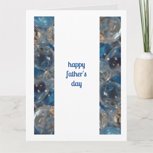 バブルブルー – 父の日2カード カード (正面)