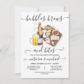 バブルブローズ&ビテス婚約パーティ 招待状 (正面)