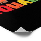 バブルボバティーエクアリティーLGBTプライドレインボー ポスター (角)