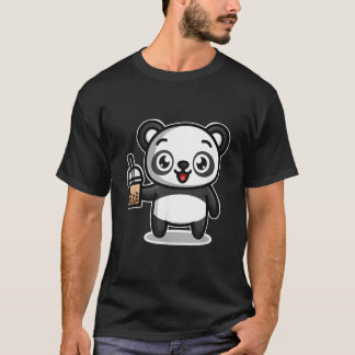 バブルボバティーカワイイパンダ Tシャツ