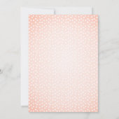 バブルボバティーベイビーシャワーカワイイトレンディーシック 招待状 (裏面)