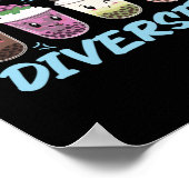 バブルボバ茶祝ダイバシティLGBTプライド ポスター (角)