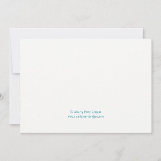 バブルボーイポップ・アートのフォトバースデーパーティーの招待 招待状 (裏面)