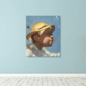 バブルボーイ（Paul Peel著） キャンバスプリント (インサイチュ (ウッドフロア))