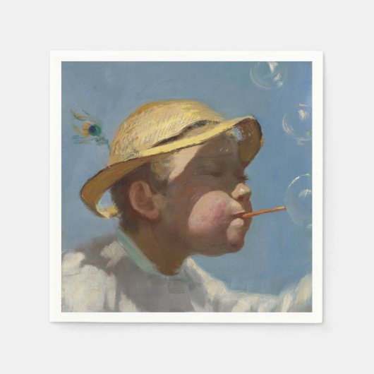 バブルボーイ（Paul Peel著） スタンダードカクテルナプキン (正面)