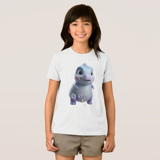 バブルポップダイノ トライブレンドＴシャツ (正面全面)