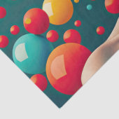 バブルポップ・アートのアートデコページティッシュペーパー 薄葉紙 (詳細)