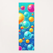 バブルポップ・アートの喜び ヨガマット (正面)