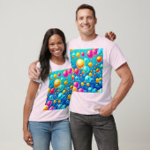 バブルポップ・アートの喜び Tシャツ (ユニセックス)