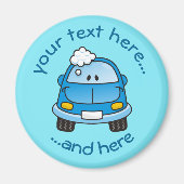 バブルマグネット付きブルーカー マグネット (正面)