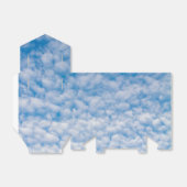 バブルマンマタス雲ブルースカイ自然写真ギフト フェイバーボックス (折り畳みなし)