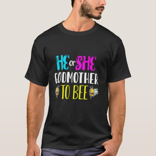 バブルミツバチ彼または彼女は性欲を持つ女神を持つ Tシャツ (正面)
