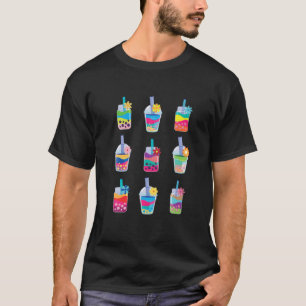 バブルミルクティーかわいいとボバティーの贈り物 Tシャツ