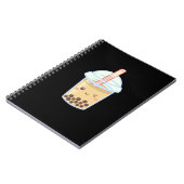 バブルミルクティーボバかわいい ノートブック (左側)