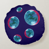 バブルユニコーン枕 ラウンドクッション (裏面)