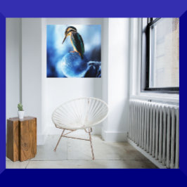 バブルユニークの冬のキング凍っていフィッシャー キャンバスプリント