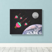 バブルライトの宇宙 キャンバスプリント (インサイチュ (ウッドフロア))