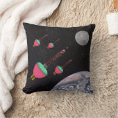 バブルライトの宇宙 クッション (ブランケット)