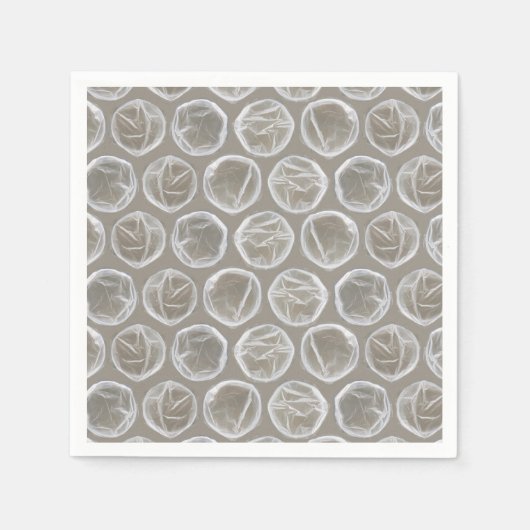 バブルラップ紙 スタンダードカクテルナプキン (正面)