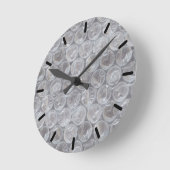 バブルラップ ラウンド壁時計 (傾斜)