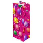 バブルワイン抱き枕 ワインギフトバッグ (裏面アングル)