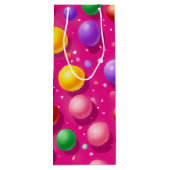 バブルワイン抱き枕 ワインギフトバッグ (裏面)