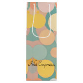 バブルワイン抱き枕 ワインギフトバッグ (正面)