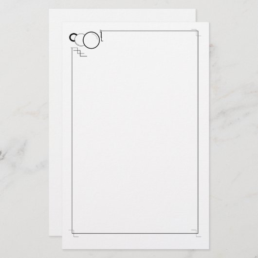 バブルワーム 便箋 (正面/裏面)