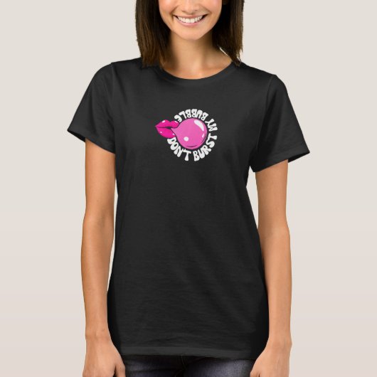バブル吹の皮が吹破れない Tシャツ (正面)