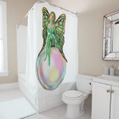 バブル妖精、花の妖精、妖精のギフト、妖精 シャワーカーテン (インサイチュ)