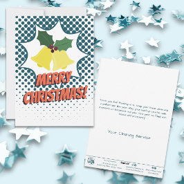 バブル崩壊事業のクリスマスベル シーズンカード