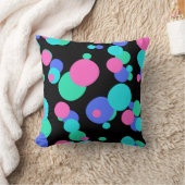 バブル抽象芸術パターン クッション (ブランケット)