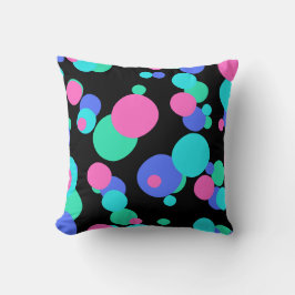 バブル抽象芸術パターン クッション