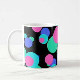 バブル抽象芸術パターン コーヒーマグカップ