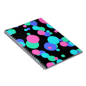 バブル抽象芸術パターン ノートブック (右側)