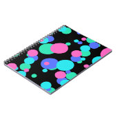 バブル抽象芸術パターン ノートブック (左側)