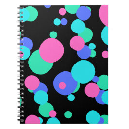 バブル抽象芸術パターン ノートブック