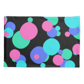 バブル抽象芸術パターン 枕カバー (裏面)