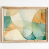 バブル抽象芸術水彩ウォールアートプリント ポスター