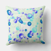 バブル抽象芸術 クッション (裏面)