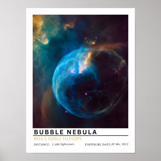 バブル星雲宇宙教育 ポスター (正面)