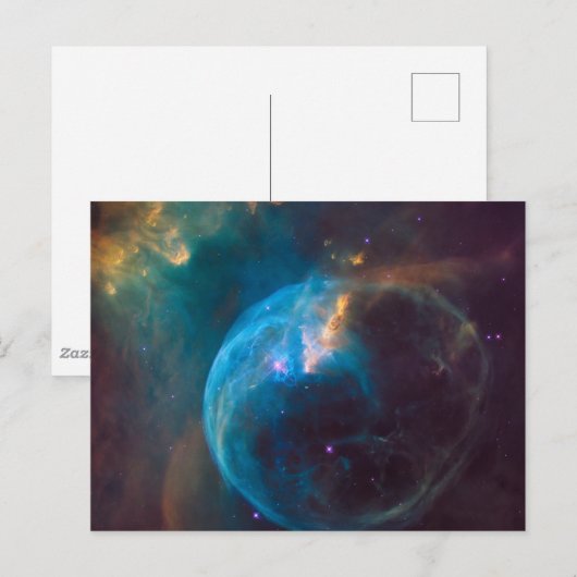 バブル星雲、Ngc 7635。 ポストカード (正面/裏面)
