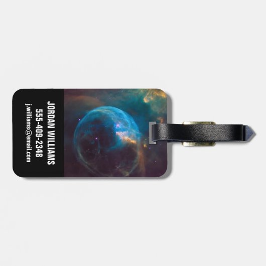 バブル星雲、Ngc 7635。 ラゲッジタグ (裏面横)