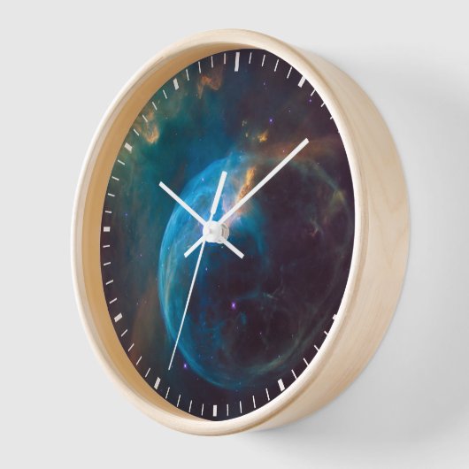 バブル星雲、Ngc 7635。 壁時計 (傾斜)