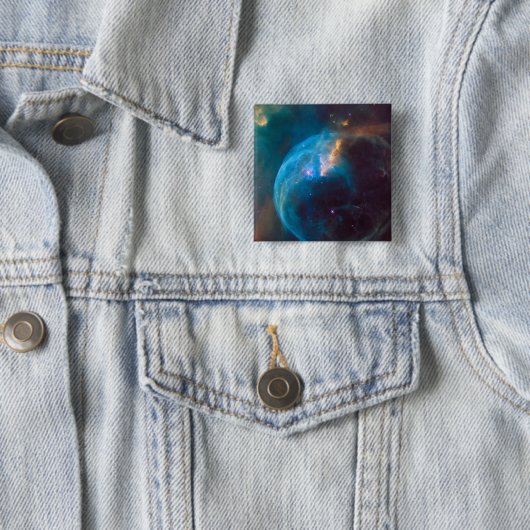 バブル星雲、Ngc 7635。 缶バッジ (インサイチュ)
