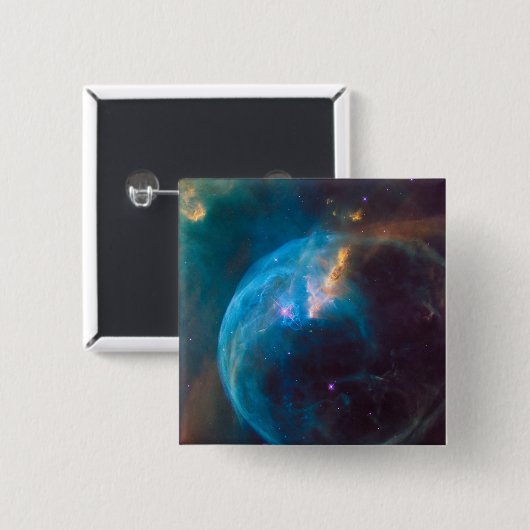 バブル星雲、Ngc 7635。 缶バッジ (正面&裏面)