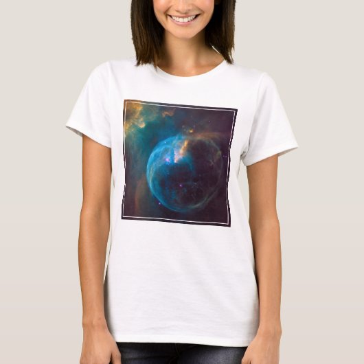バブル星雲、Ngc 7635。 Tシャツ (正面)
