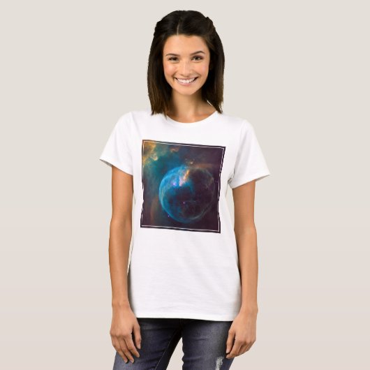 バブル星雲、Ngc 7635。 Tシャツ (正面フル)